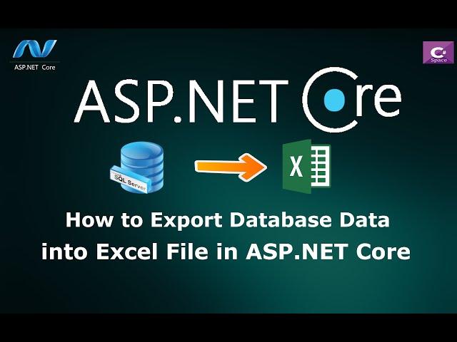 How to Export Database Data to Excel file in ASP.NET Core