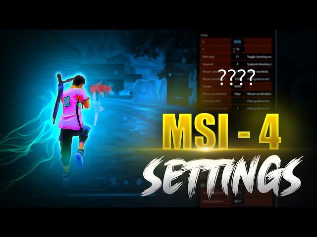 Msi App Player 4.240 Best Headshot Sensitivity Settings For Free Fire l Bluestacks 5 l Msi 5