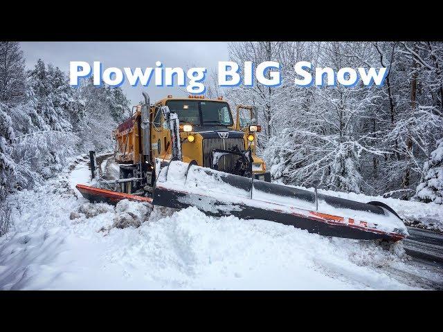Plowing BIG Snow