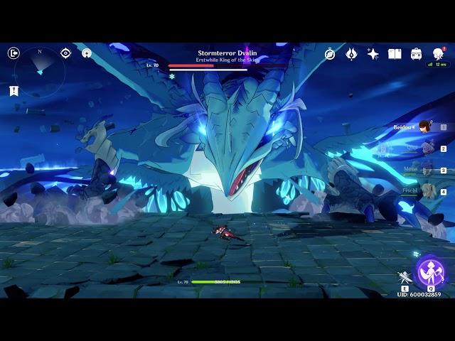 Genshin Impact Level 70 Stormterror Dvalin