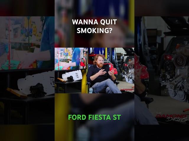 Want to quit smoking? Buy a Fiesta ST#damondmotorsports #fiestast #damonddrives