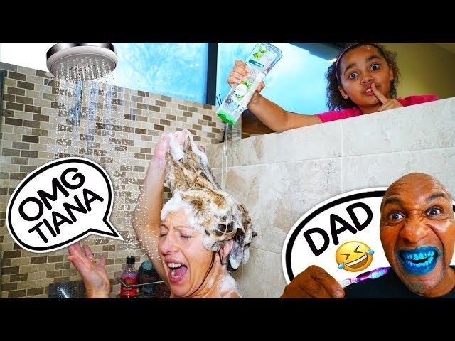 SHAMPOO PRANK!! TIANA FUNNY PRANKS COMPILATION