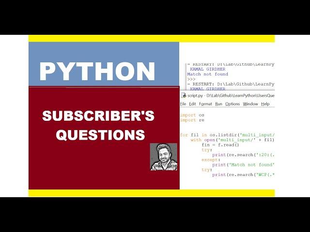 Python - Read from multiple files & Regex search pattern in files