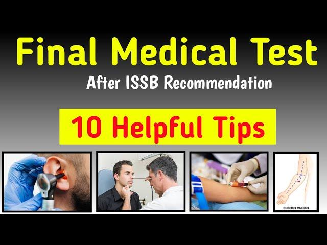 Pak Army Navy Airforce Final Medical Test Tips | Pma Paf Lcc Tcc Final Medical After Issb