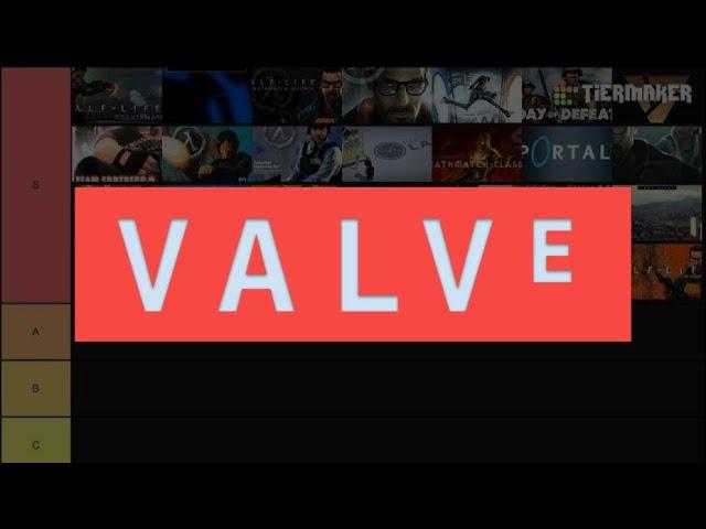 My Valve Tier List - Ranking Valve Games