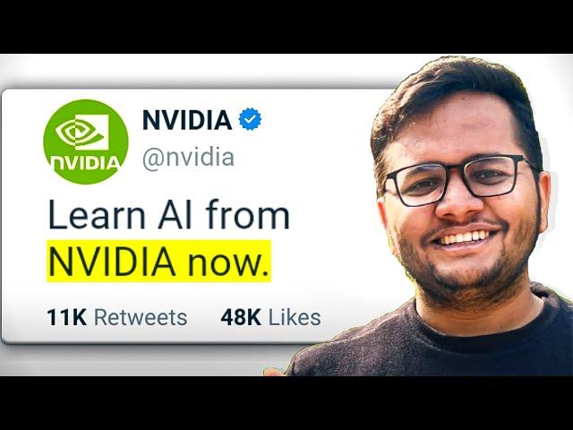 Learn AI from NVIDIA to get a Job in 2025