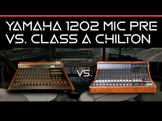 Yamaha 1202 Mixer Mic Preamps vs. Class A Chilton QM3 - Part 2