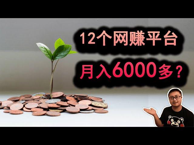 网赚收入报告 丨 实测有效！12个网赚平台月入6000多？！