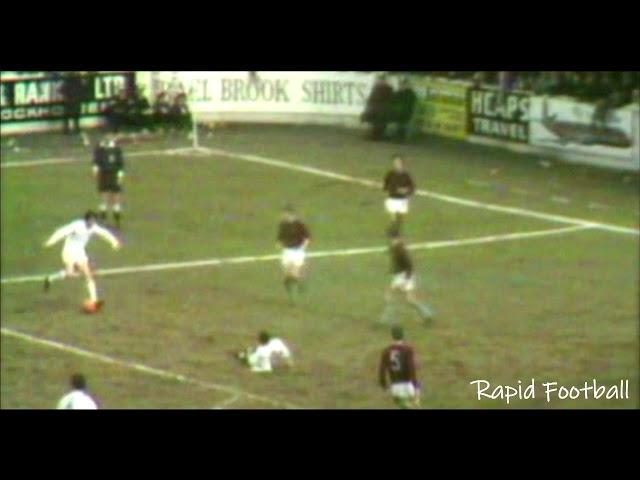 Eddie Gray Superb Dribble Goal VS Burnley 1970