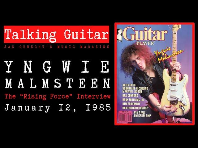 Yngwie Malmsteen’s 1985 “Rising Force” Interview