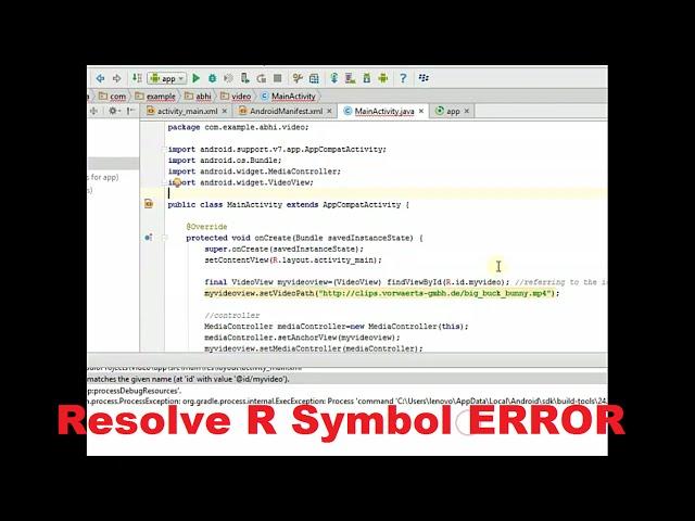 Cannot Resolve R Symbol - Android Studio 2.1 - Tutorial LATEST