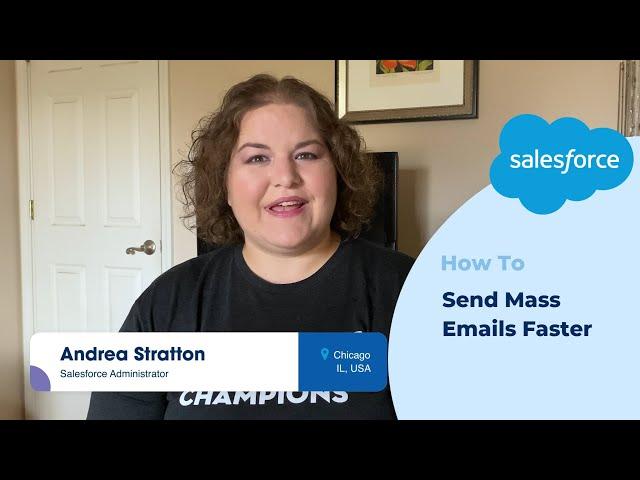 How to Send Mass Emails Faster | Salesforce Platform Quick Tip