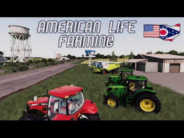 “AMERICAN LIFE FARMING” FS19 MAP TOUR | NEW MOD MAP Farming Simulator 19 (Review).