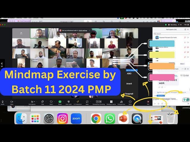 Mindmap Exercise PMP batch 11 2024