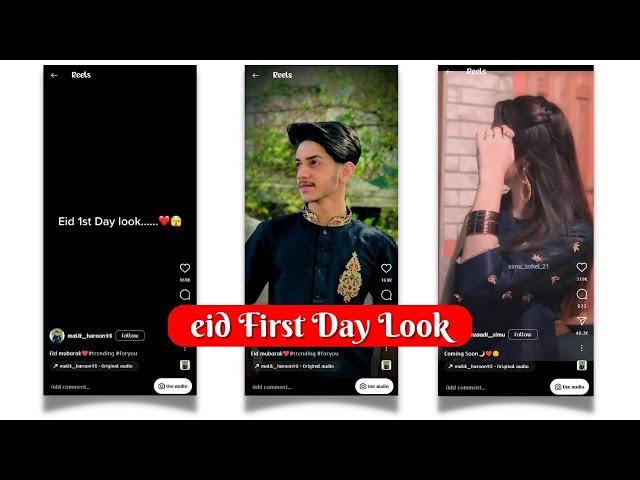 Eid 1st day look reels editing Tutorial 2023 | Trending reels Tutorial