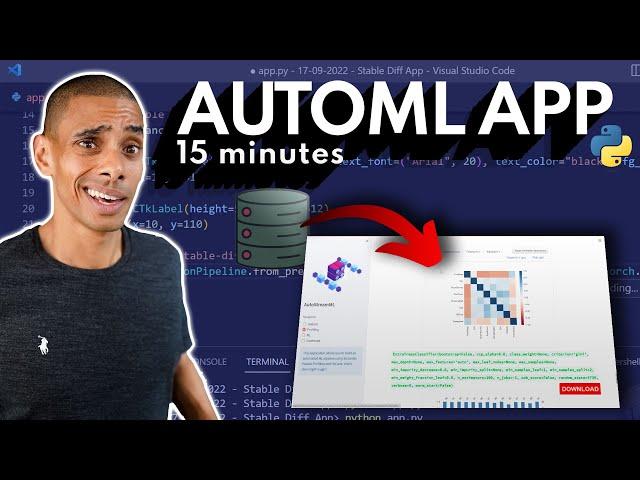 I tried building a AUTO MACHINE LEARNING Web App 15 Minutes