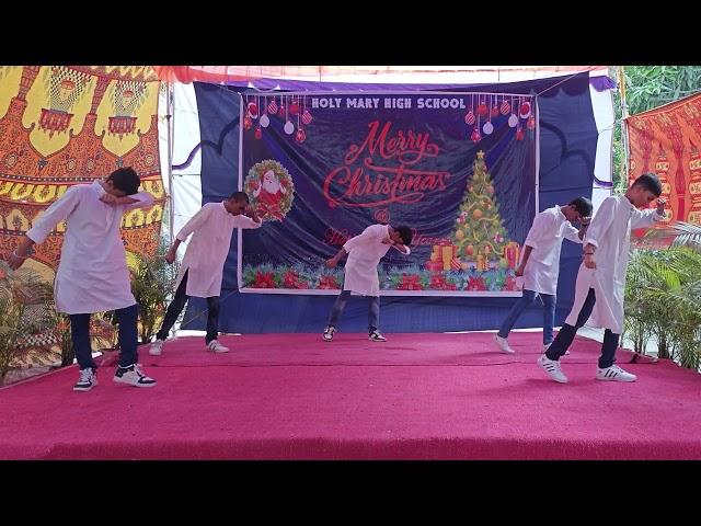 Christmas Dance Class 9 boys of Holy Mary High School Ferozguda Hyd