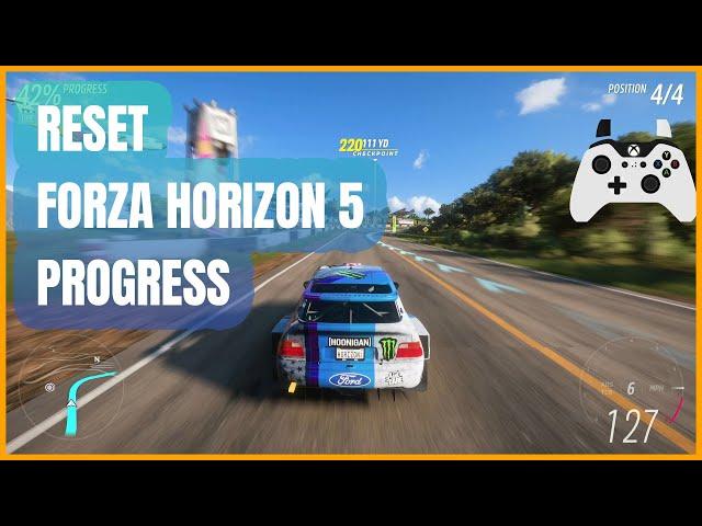 [QUICK TIP] How To Reset Forza Horizon 5 Progress To Go Back To The Very Beginning (Xbox Series X|S)