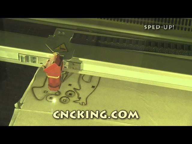 CNCKing.com: Laser Cutting a 5 mm Plywood Centrosaur