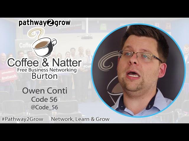 Owen Conti Coffee & Natter Burton Free Business Networking Testimonial