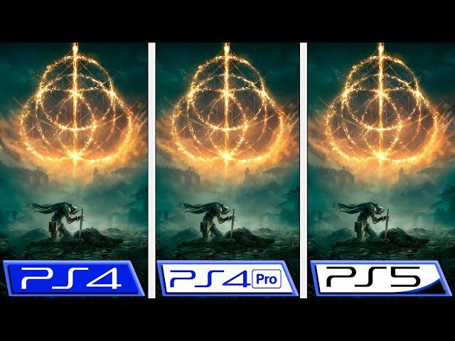 Elden Ring | PS4 - PS4 Pro - PS5 | Graphics & FPS Comparison | beta