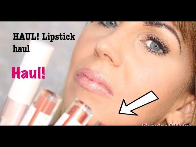 HAUL! Lipstick haul - drugstore & high end