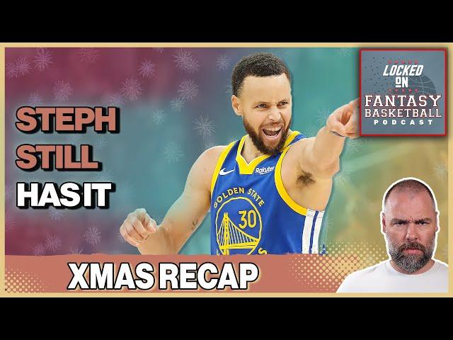 Steph & LeBron Duel, NBA Christmas Was A Banger | Fantasy Basketball Recap