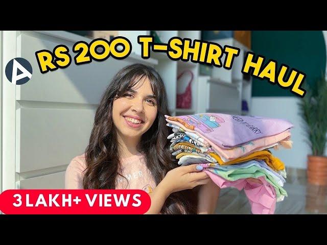 Ajio Tops & T shirts Haul under Rs 200! | Heli Ved