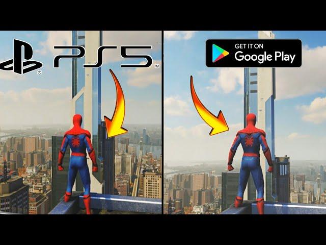 Finally PS5 Like SPIDERMAN GAME For Android || Top 5 SpiderMan high Graphics Offline Game ||Fan Made