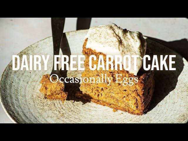 Dairy Free Carrot Cake