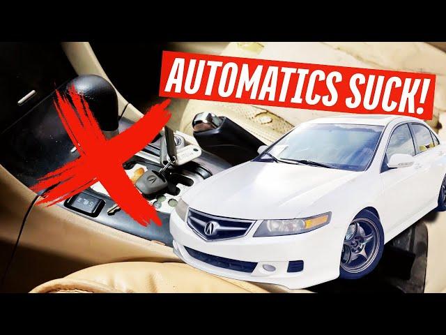 Adding a THIRD PEDAL Our CL9 TSX! || Going Automatic to a Manual Transmission!