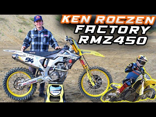 We Ride Ken Roczen's Factory RMZ450!