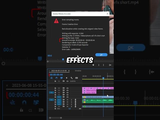 How To Fix Error Compiling Movie Exporting Error in Premiere Pro