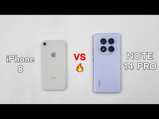 Redmi Note 14 Pro 4G vs iPhone 8 Speed Test Comparison