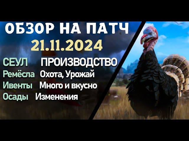 Обновление от 21.11.24  обзор на патч бдо по игре Black Desert