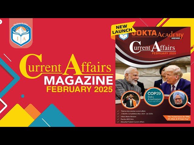 NEW MAGAZINE | FREE PDF Current Affairs for HPAS #joktaacademy #currentaffairs #hpas2025 #hpnewslive