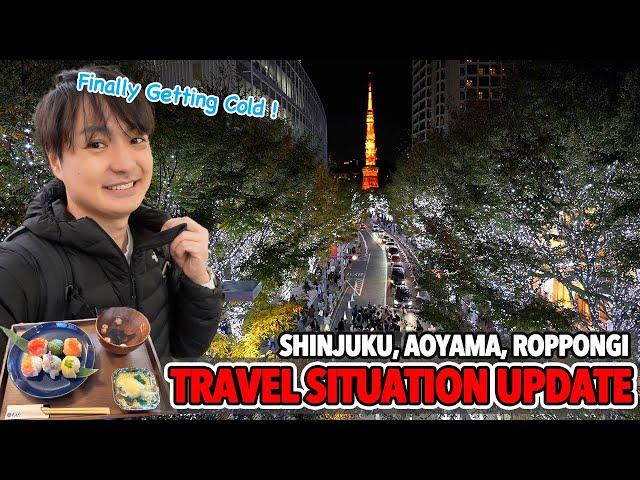 Japan Winter Travel Situation Update from Shinjuku, Roppongi and Aoyama Gaienmae Ep.533