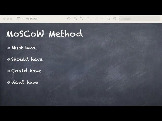 Understand the MoSCOW Agile Prioritization technique in two minutes