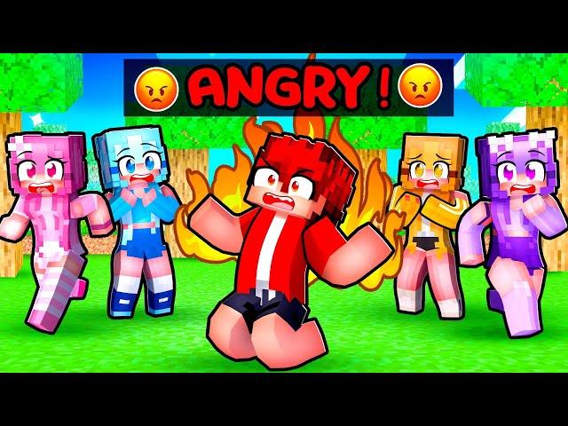 Wally is ANGRY in MINECRAFT...