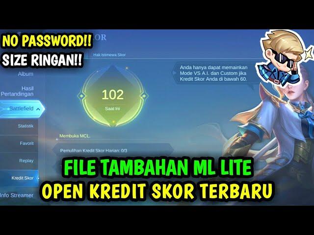 Data Open Kredit Skor Terbaru Patch Saint Seiya | File Tambahan ml lite