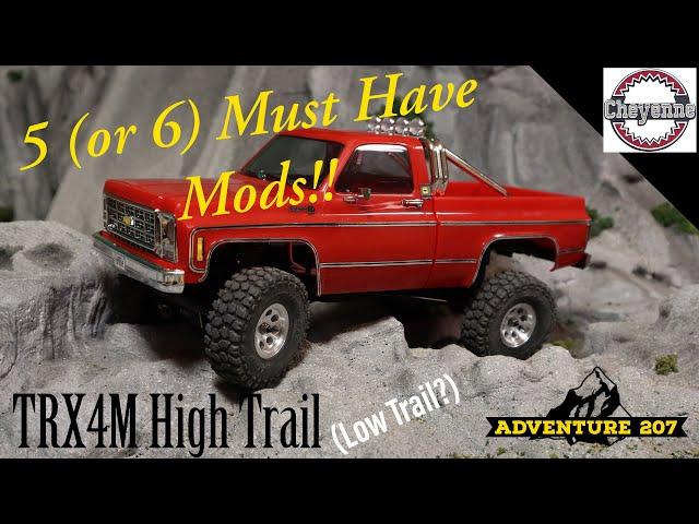 Traxxas TRX4M High Trail Must Have Mods | Low Trail Conversion