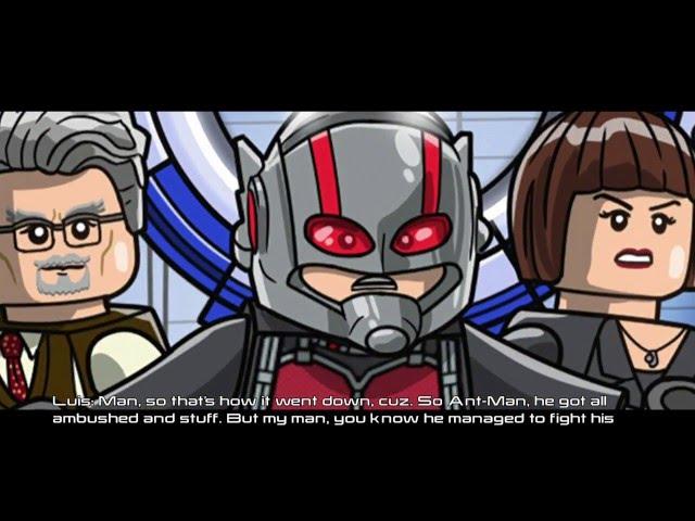 Ant-Man. New level. Free play. 100% walkthrough. Lego Marvel Avengers. DLC.