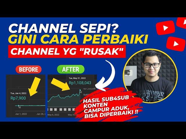 Channel Sepi Penonton? Ini Cara Memperbaiki Channel Yang Udah "Rusak" Akibat Sub4Sub & Konten Campur