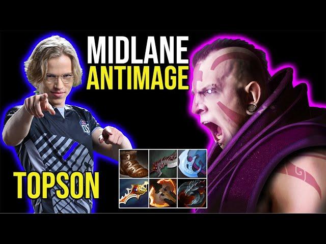 TOPSON Midlane Anti-Mage. 35 Minutes Full Slotted Rapier-Satanic. GGWP.