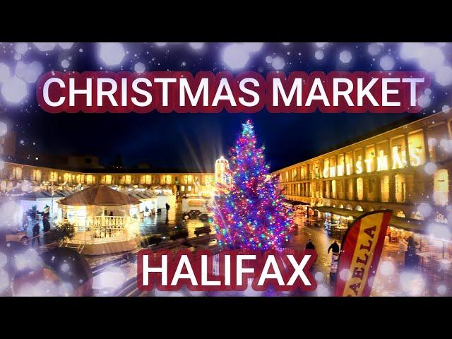 HALIFAX Christmas MArket in West Yorkshire England