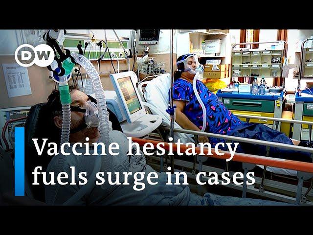 COVID-19 deaths surge in Romania, Ukraine | DW News