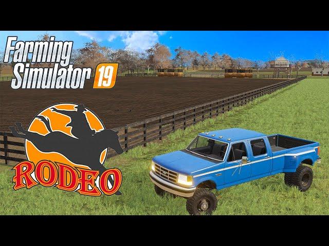 I Built a Rodeo Arena in Farming Simulator (Part 1)