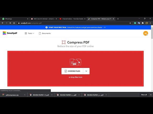 How to process PDF size reducer from google or any browser without any software.