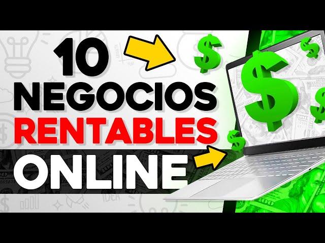  10 Ideas de Negocios Rentables por Internet  Mis Negocios Online