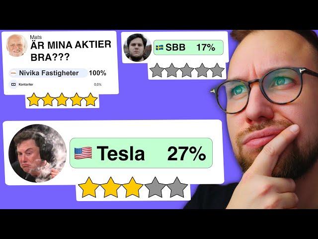 Roastar mina följares aktier & fonder!